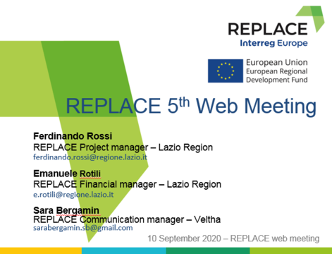 REPLACE 5th web-meeting