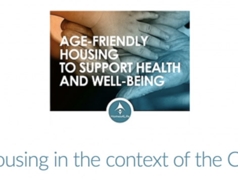 Age-friendly housing in the context of the COVID-19