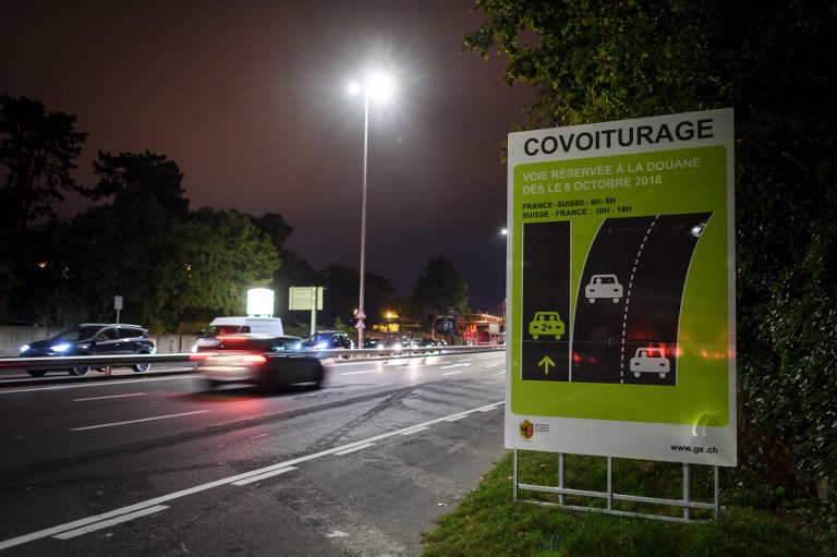 Switzerland has opened its first carpool lane.