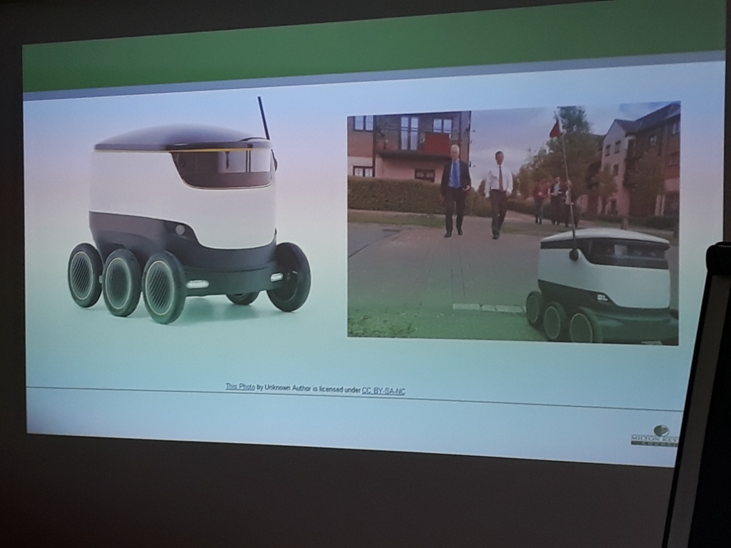 Delivery Robots in use in Milton Keynes