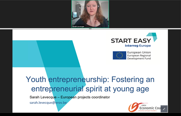 Webinar on youth entrepreneurship hosted by ECEF