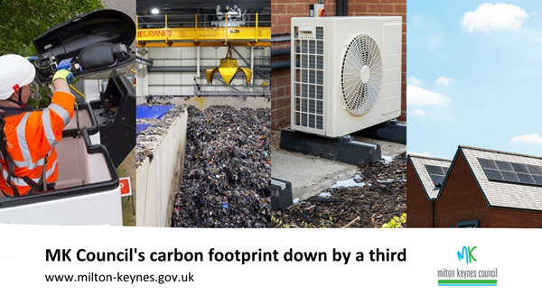 Milton Keynes carbon footprint down by a third