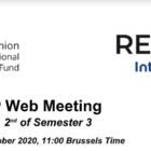REPLACE 6th Web meeting