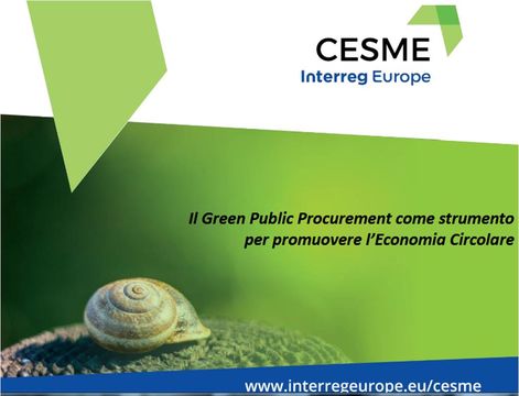 Green Public Procurement and Circular Economy