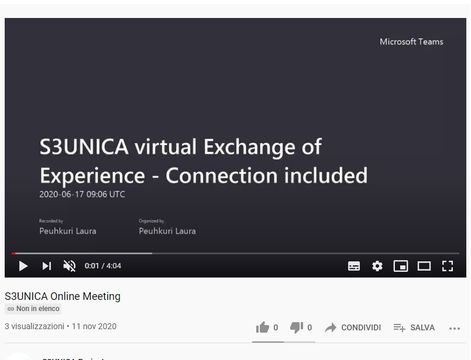Exchange of Experience videos