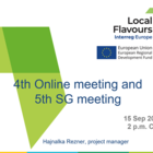 4th Online Meeting & 5th SG meeting