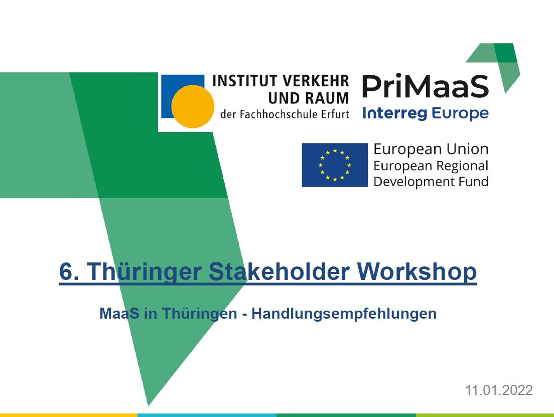 Regional Stakeholder Meeting, Thuringia