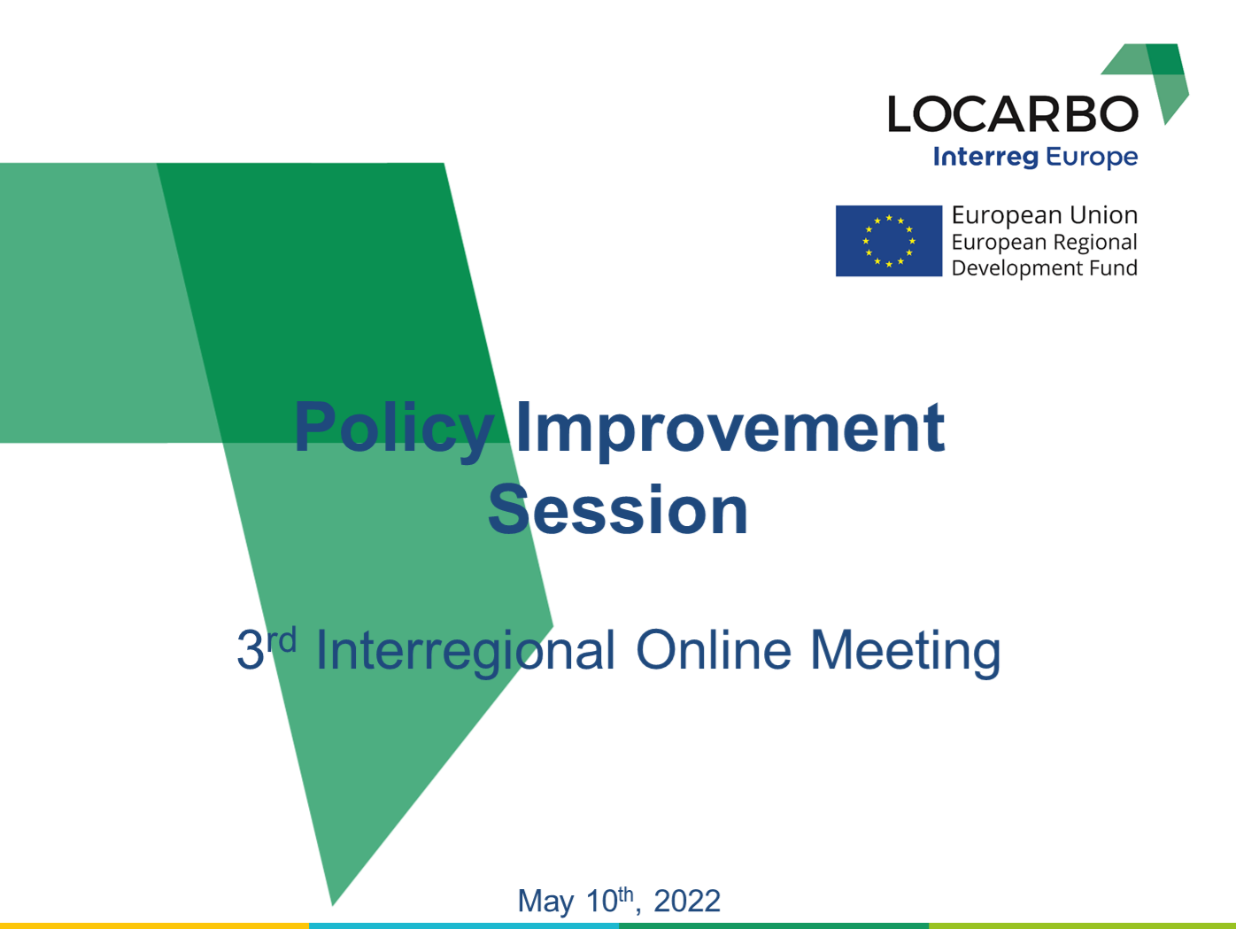 3rd Interregional Online Meeting: Policy Improvement