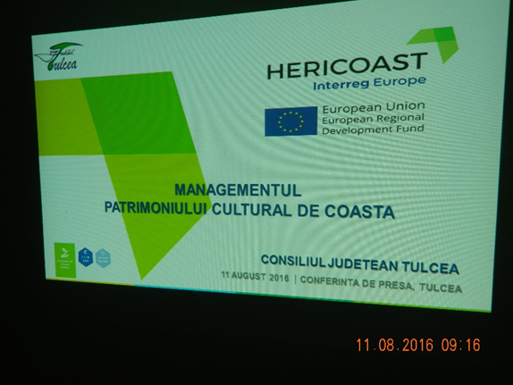 Organizing the HERICOAST project press conference