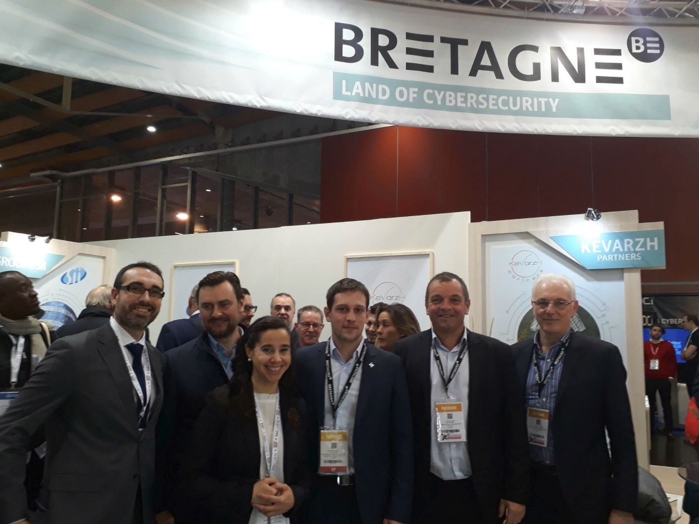 Visit of Spanish delegation at the Bretagne's stand