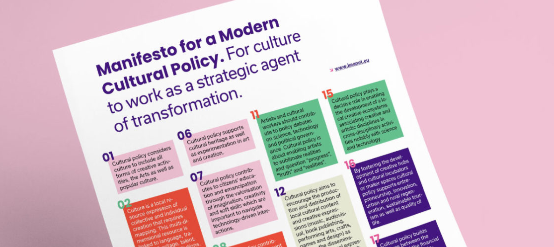 Manifesto for a Modern Cultural Policy
