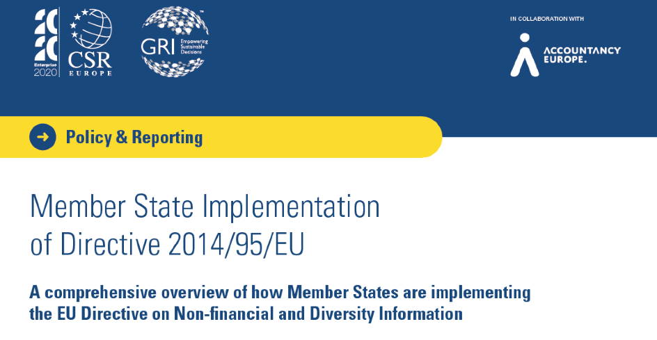EU Non-financial Reporting Directive Implementation