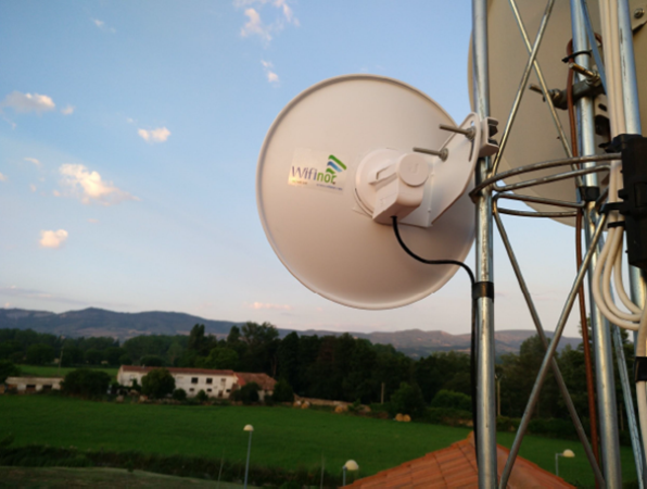 Wireless internet solution for rural areas