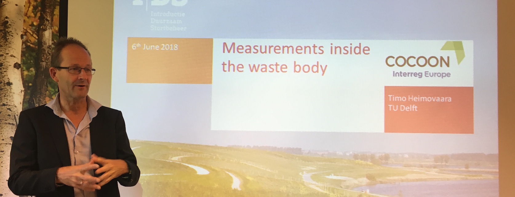 Measurements inside the waste body