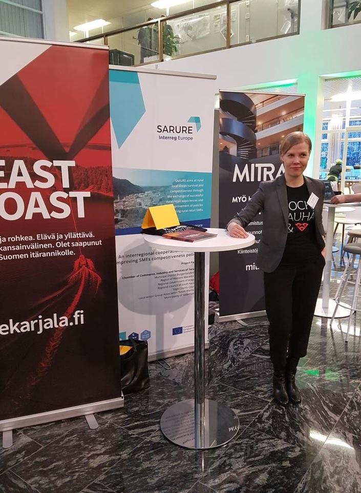 Finnish partner attended an entrepreneur event 