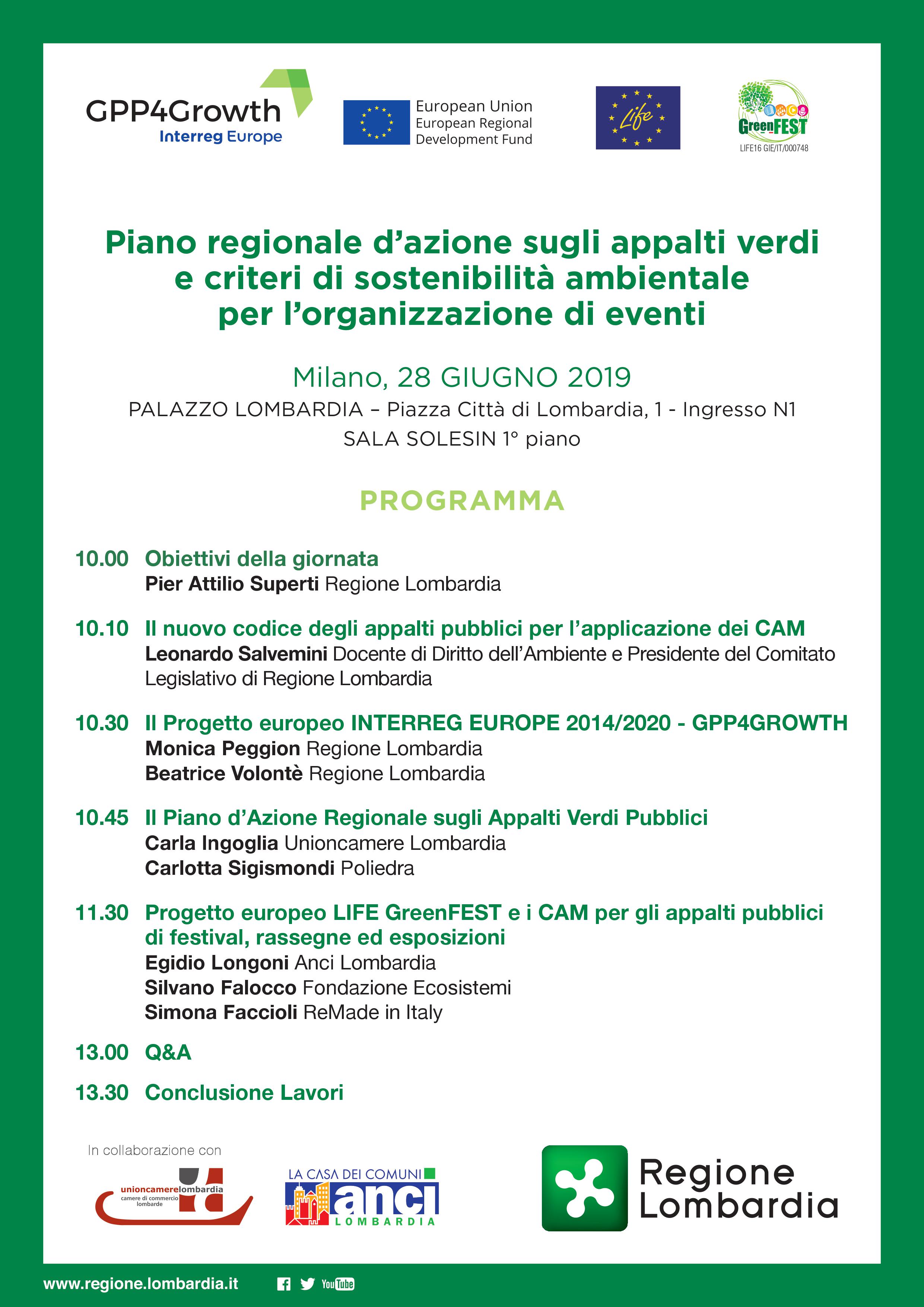 Lombardy Region Action Plan on Green Procurement 