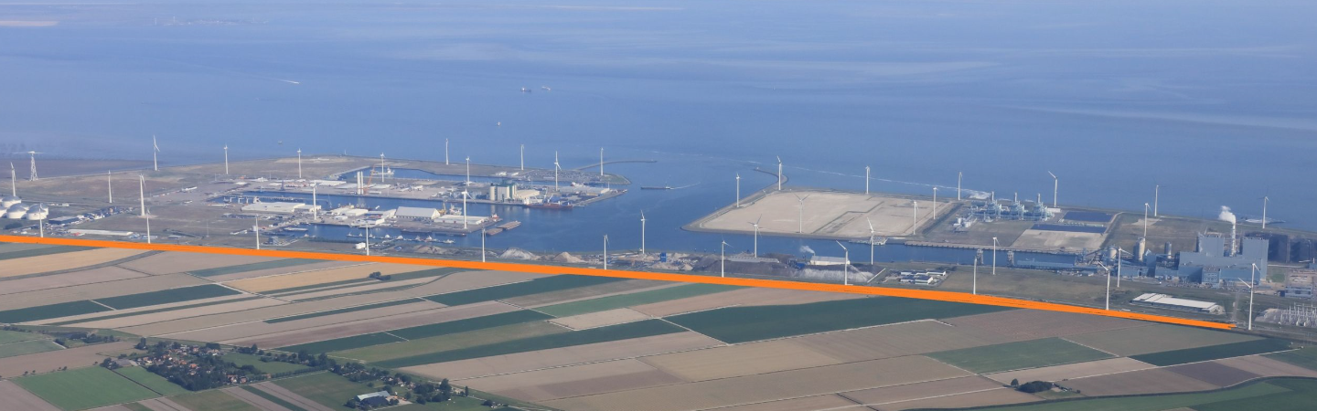 Solar dike for the Eemshaven