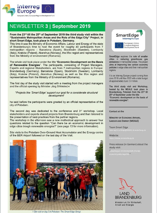 Read our newsletter from WS 3