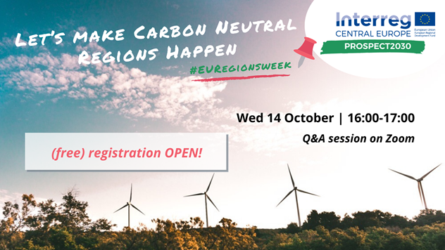"Let's make carbon neutral regions happen" 