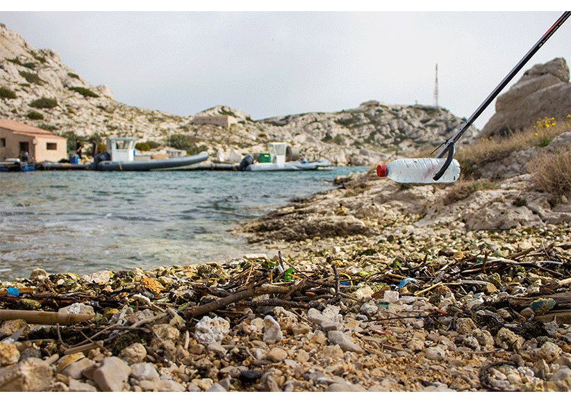 French economic incentives to reduce marine litter