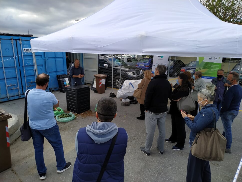 WINPOL joins a composter distribution in Heraklion