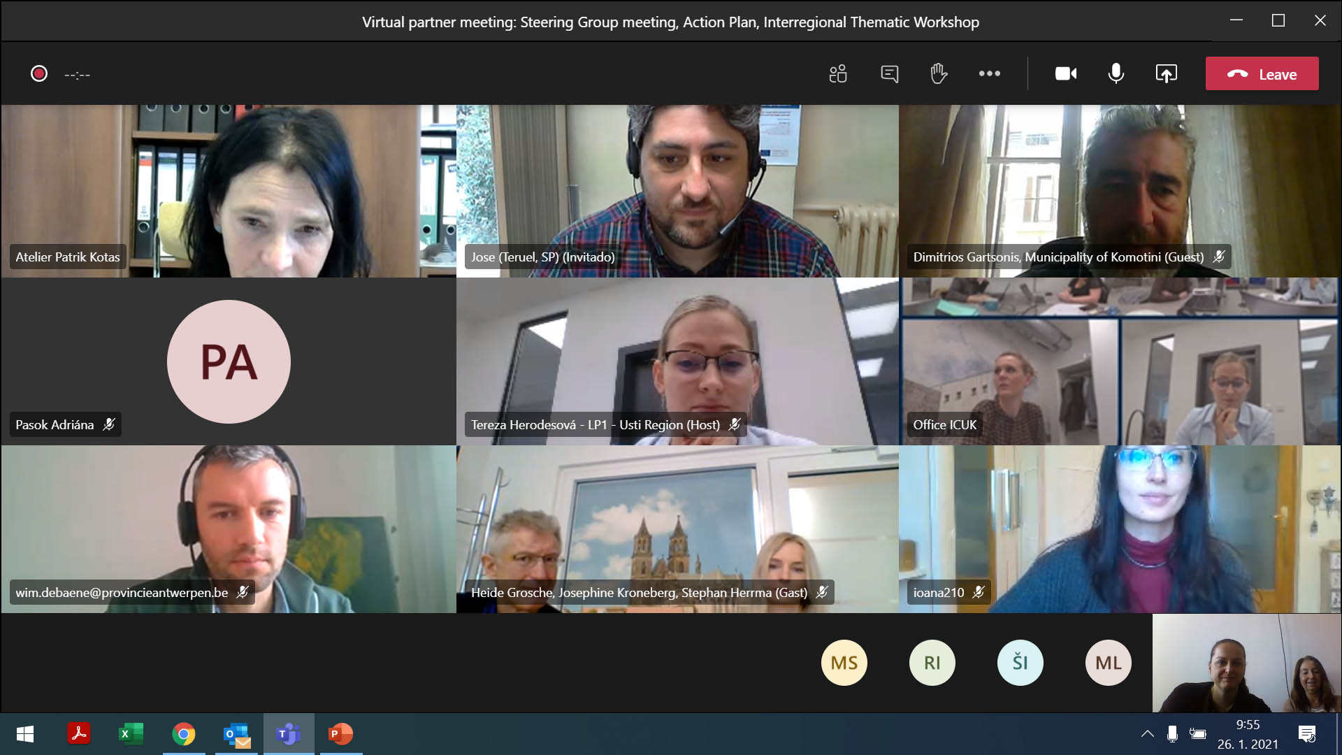 4th online partners meeting: Magdeburg (Part I TWS)