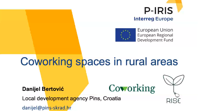 Establishing  co-working spaces in rural areas