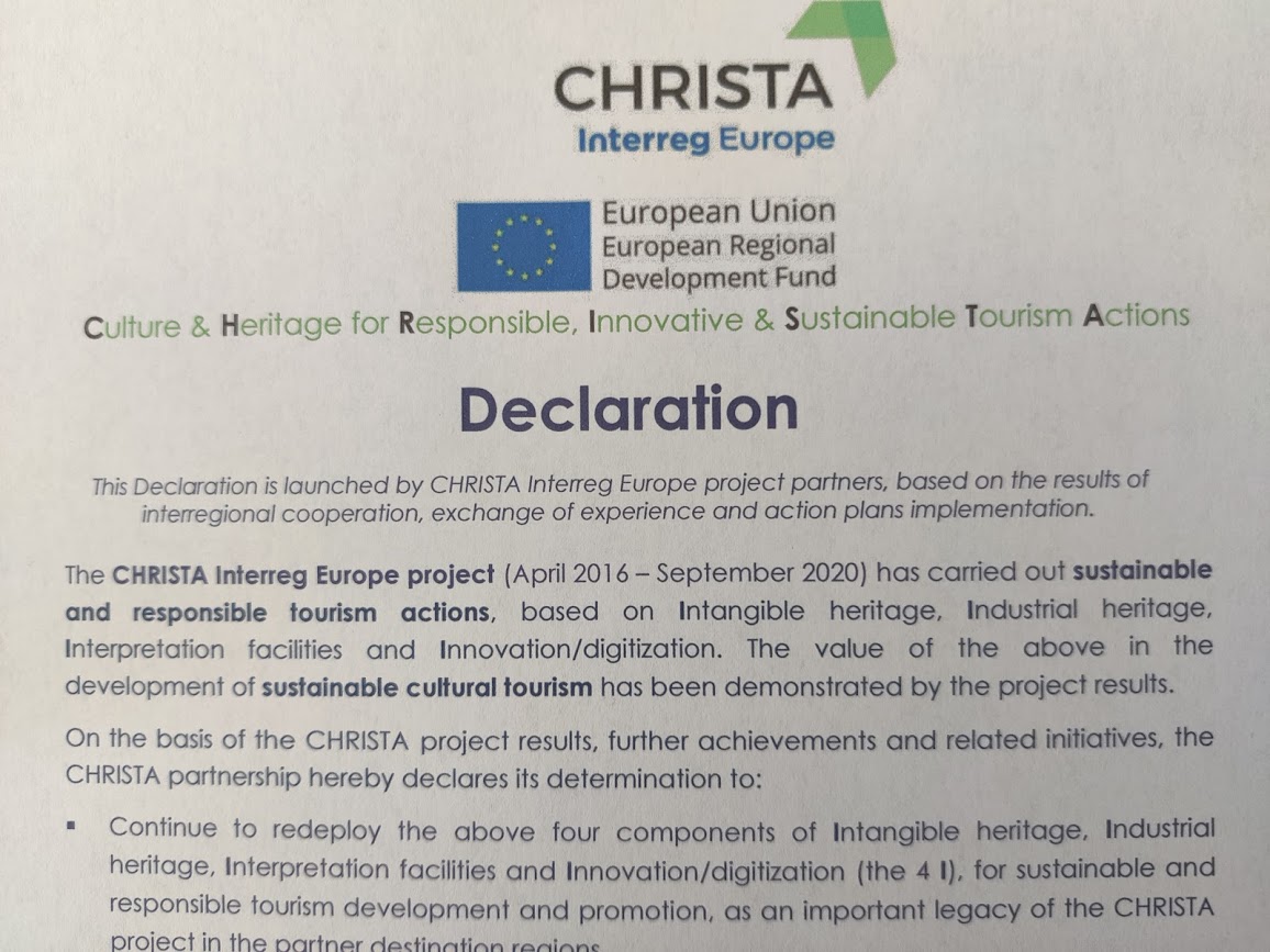 CHRISTA Declaration launched !