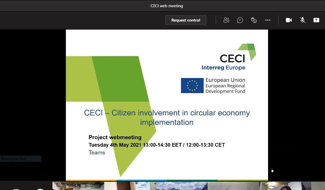 CECI project web meeting