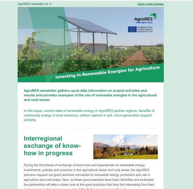 The 4th AgroRES newsletter has been published