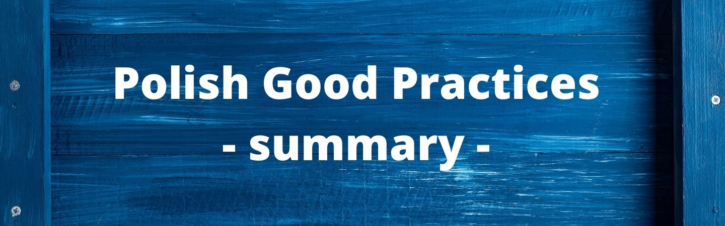 The summary of Polish Good Practices