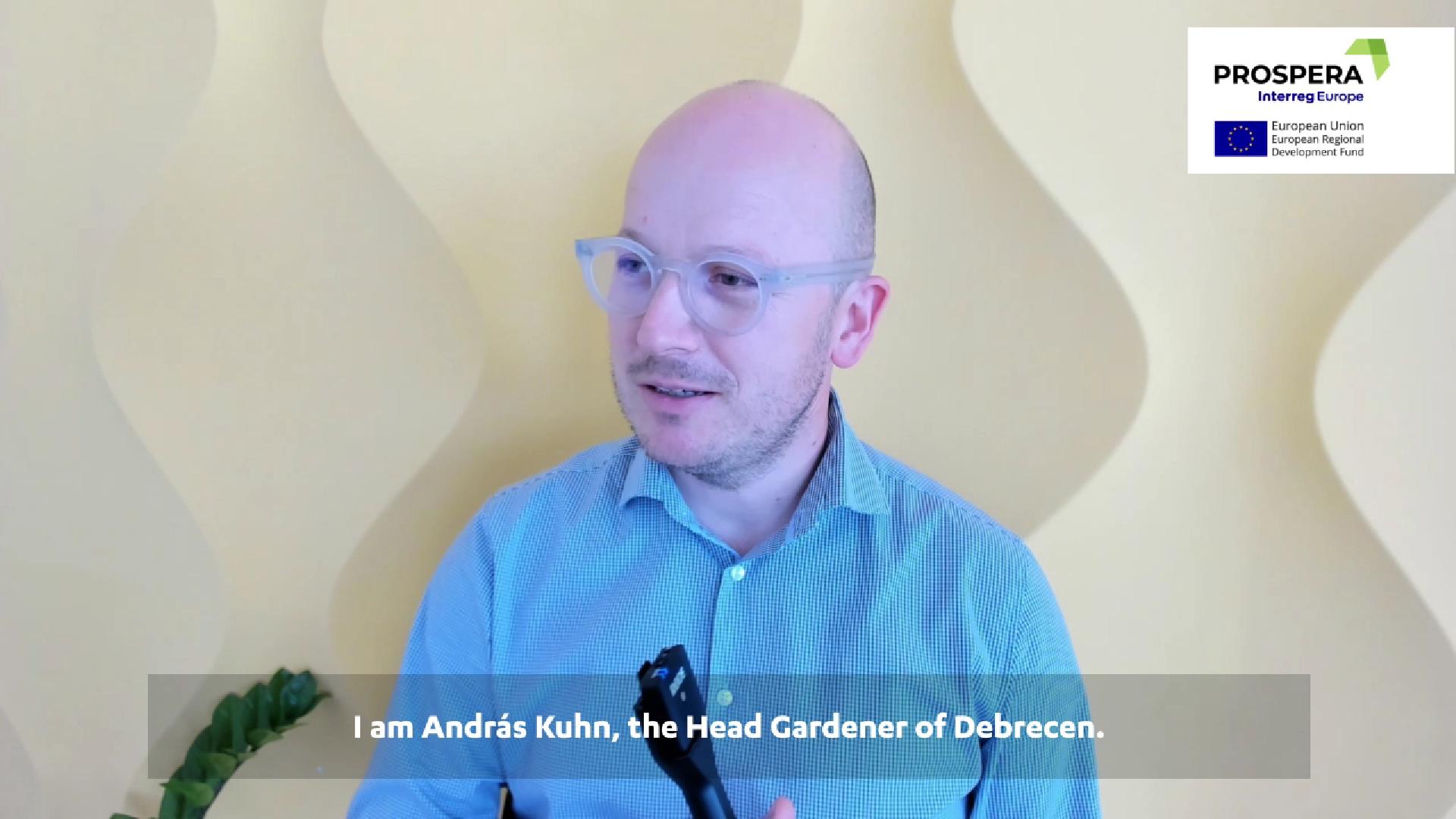 Interview with András Kuhn (Debrecen study visit)