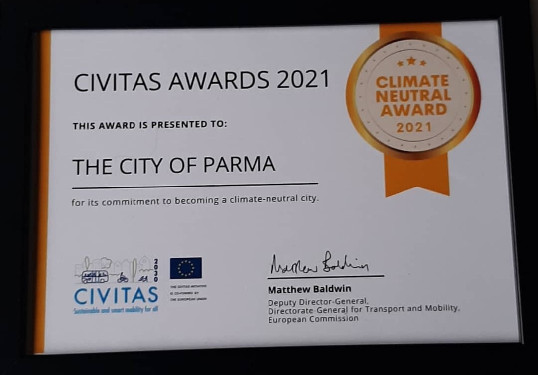 Parma wins Europe’s top mobility award