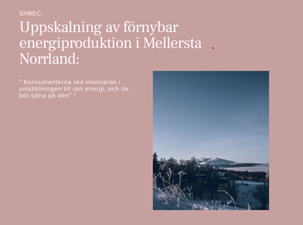 Regional analysis of Middle Norrland Region, Sweden