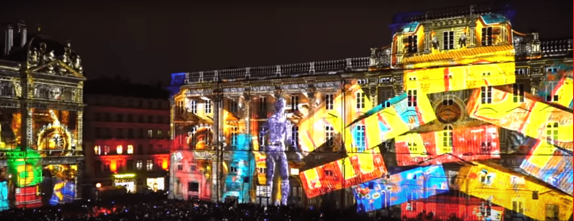 Festival of Lights in Lyon, France 