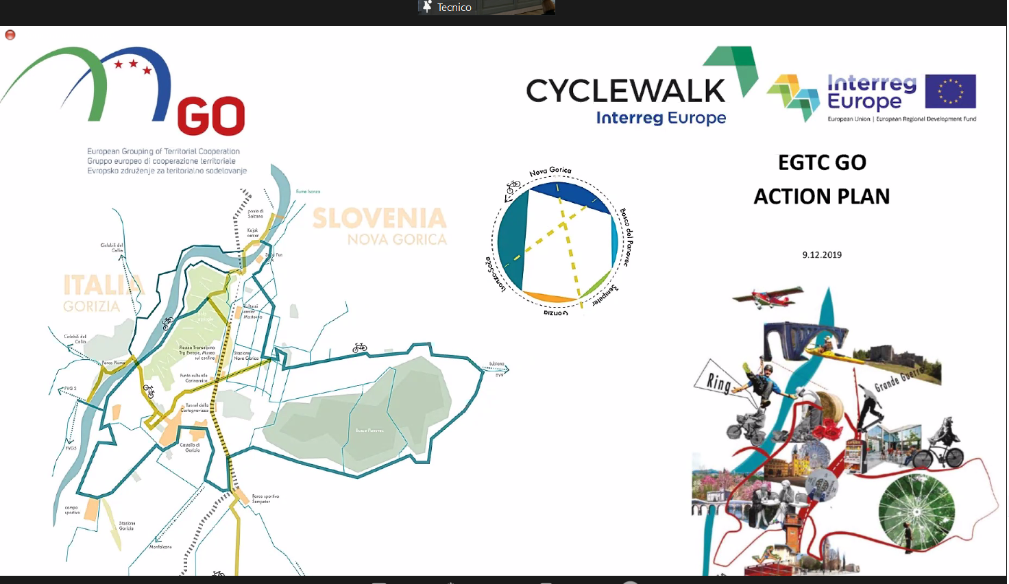 Cyclewalk presented in Trieste 