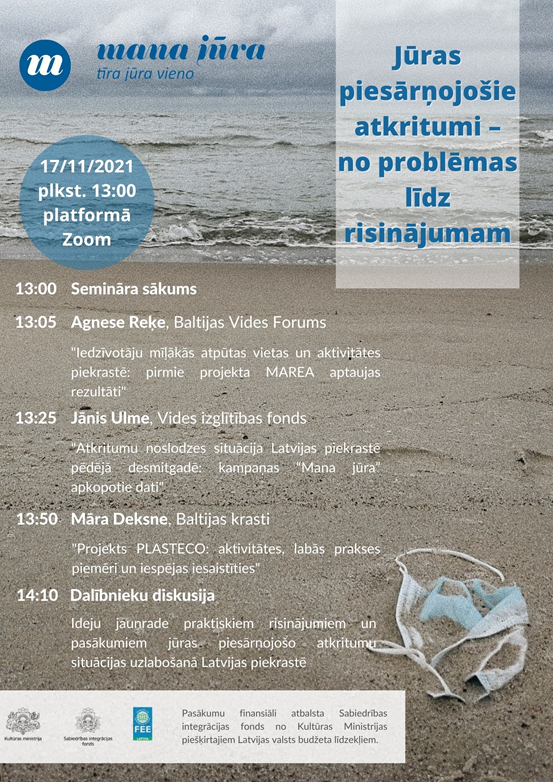 PLASTECO on a seminar on coastal litter in Latvia