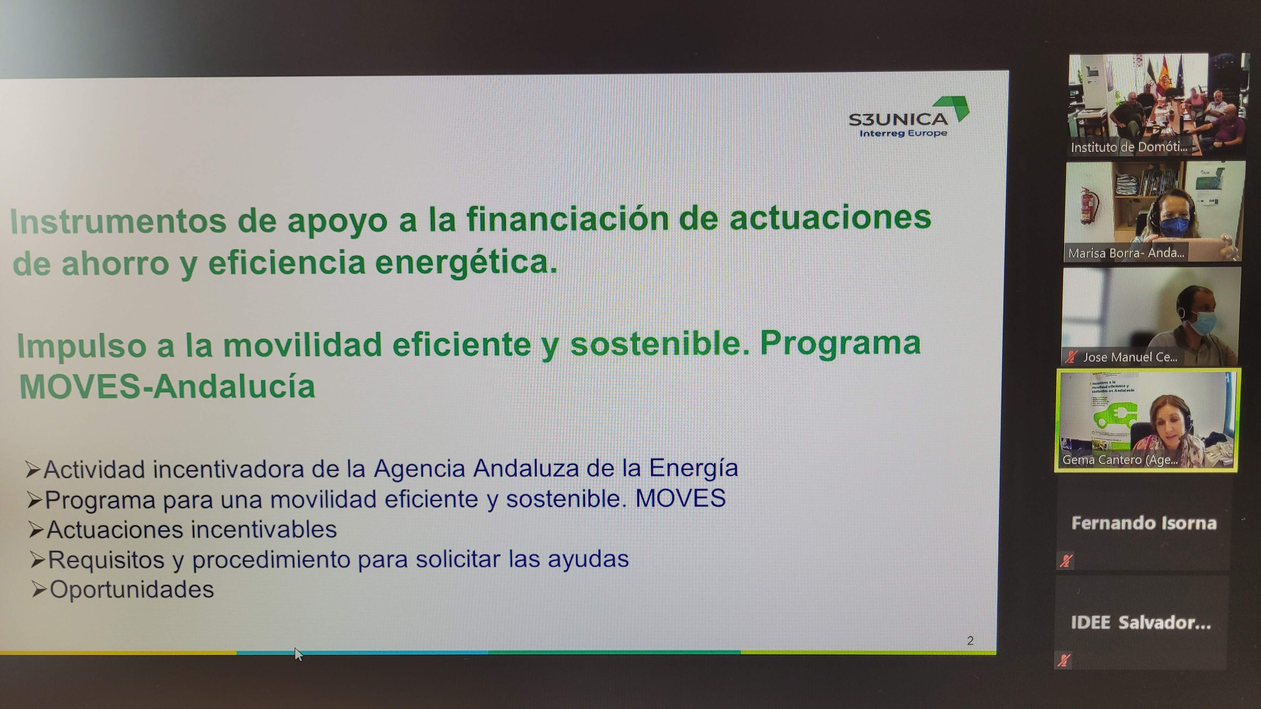 New stakeholder meeting for Andalusian partners