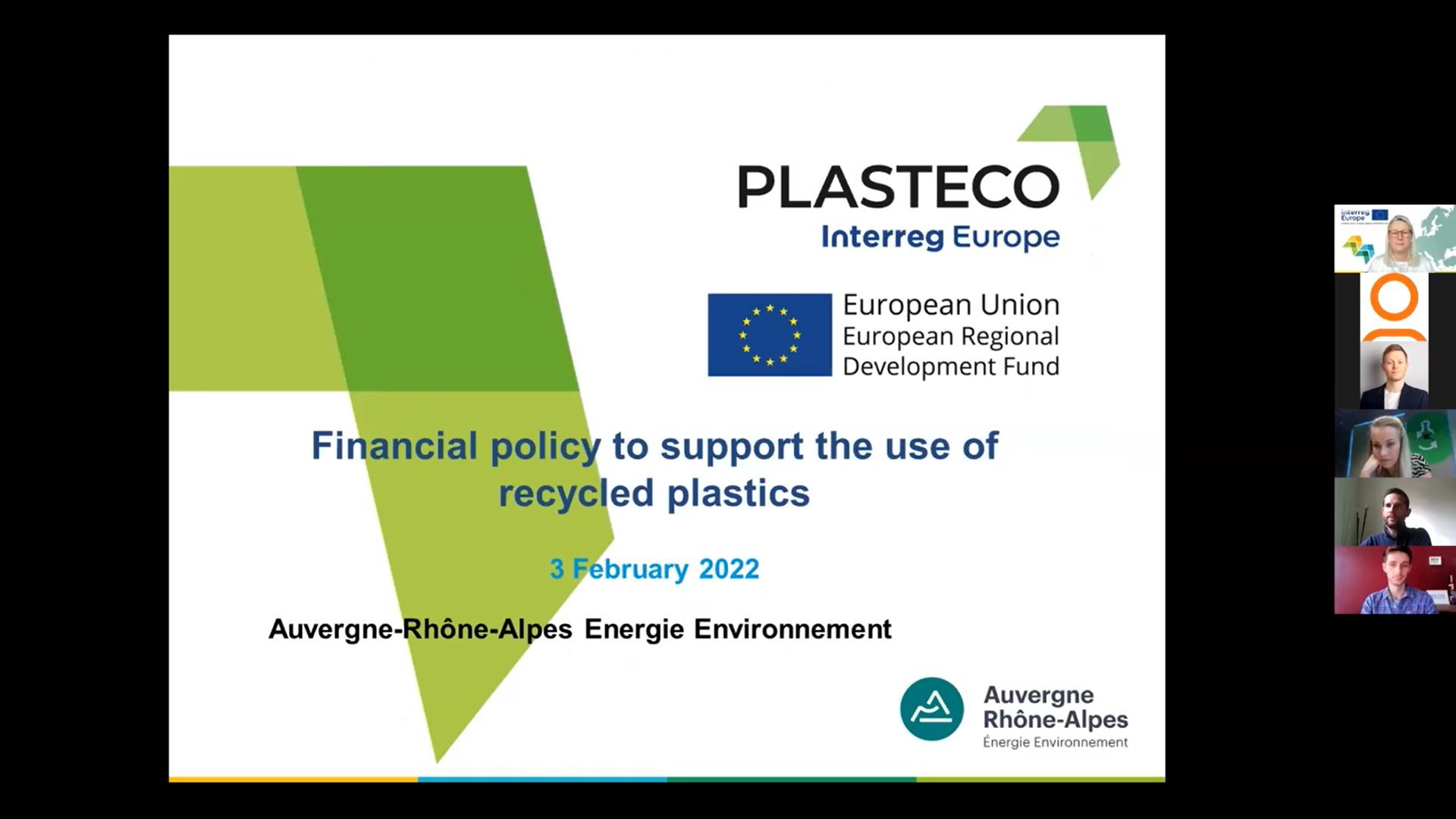 Collection and recycling of plastic waste webinar