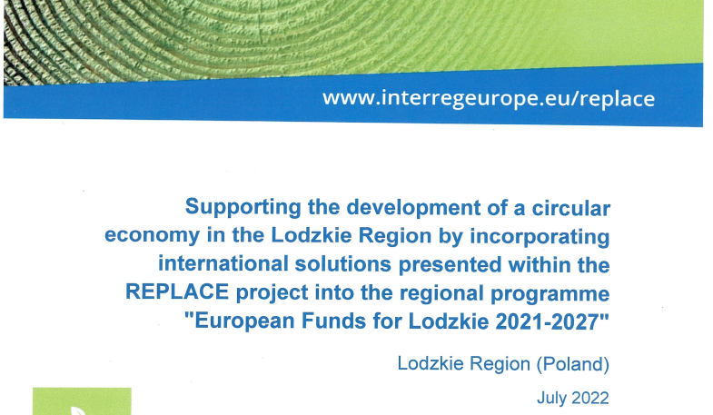 REPLACE Action Plan LODZKIE published!