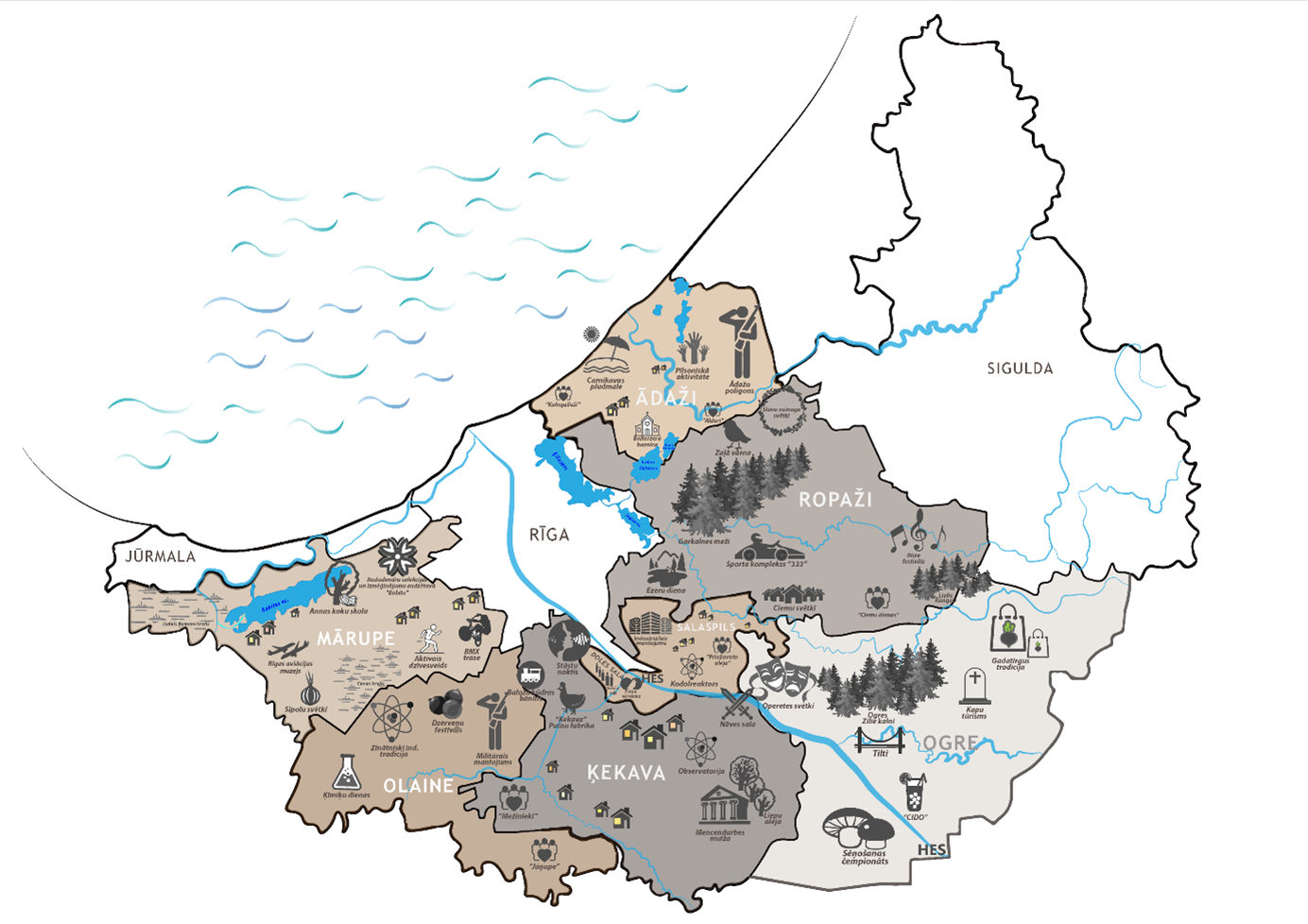 Riga planning region „Treasure hunting” 