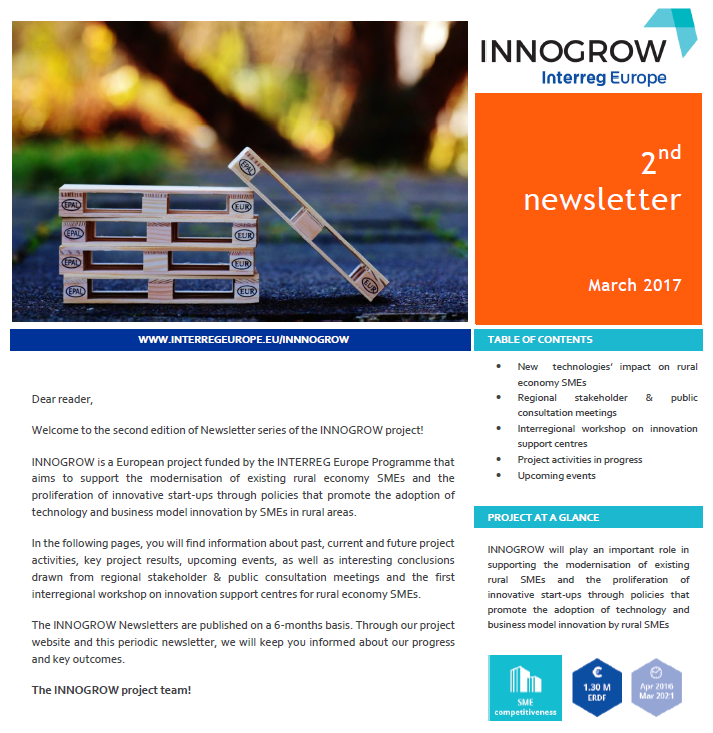 INNOGROW 2nd newsletter!