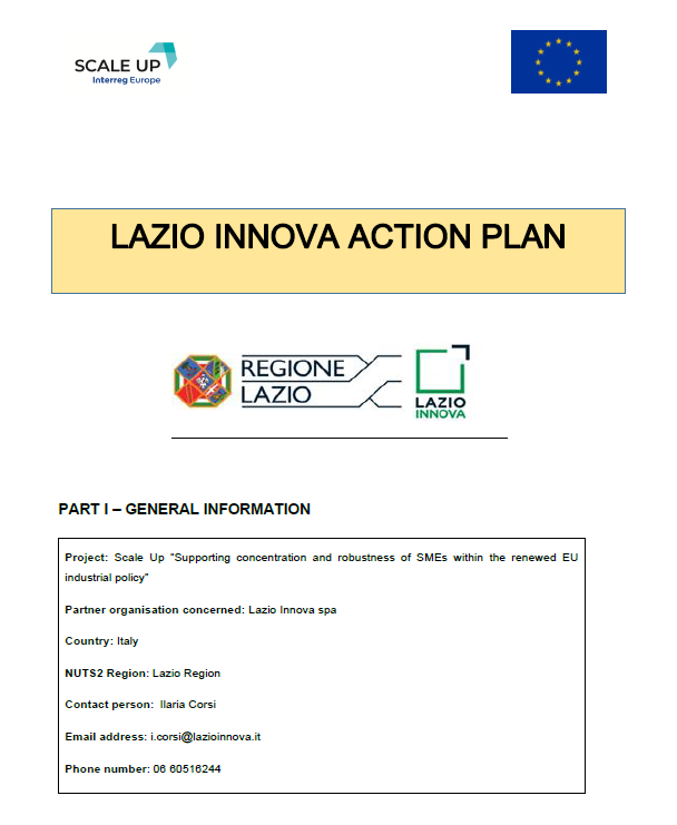 Lazio Innova Action Plan